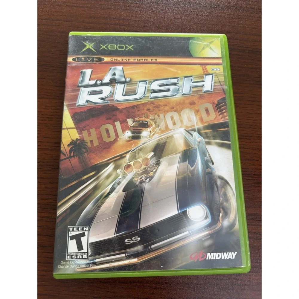 L.A. Rush - Replacement Xbox Cover and‎ Case. NO GAME!!